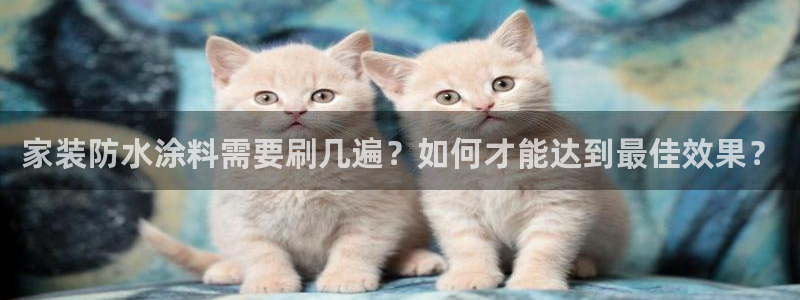 和记h188：家装防水涂料需要刷几遍？如何才能达到最佳效果？
