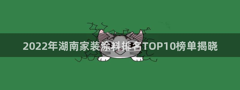 青岛大生和记餐饮管理有限公司：2022年湖南家装涂料排名TOP10榜单揭晓