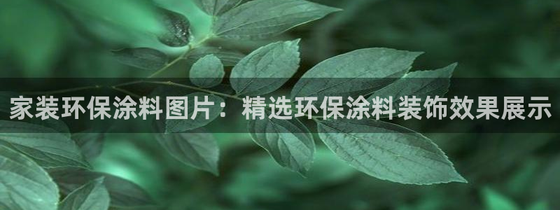 和记官网登陆：家装环保涂料图片：精选环保涂料装饰效果展示