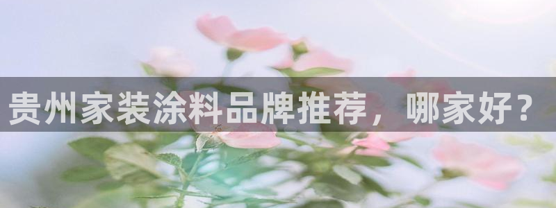 和记平台注册：贵州家装涂料品牌推荐，哪家好？