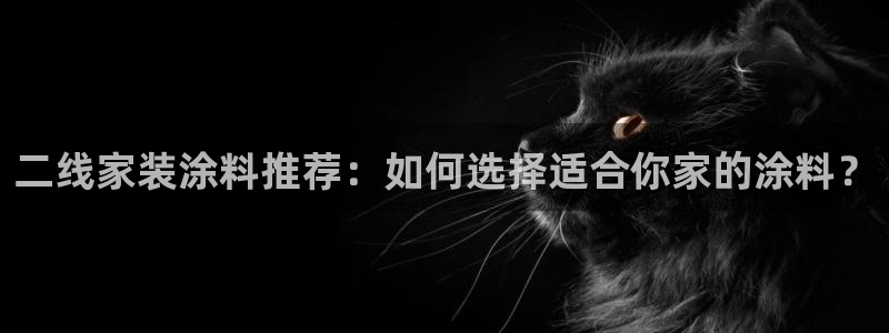 和记国际听：二线家装涂料推荐：如何选择适合你家的涂料？