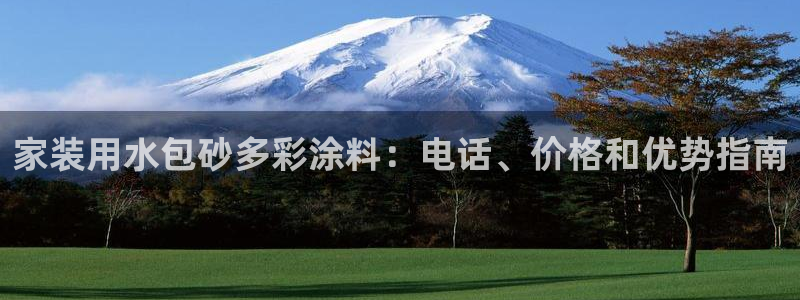 和记官方直营：家装用水包砂多彩涂料：电话、价格和优势指南