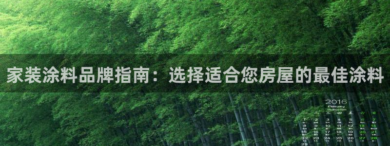 和记hj：家装涂料品牌指南：选择适合您房屋的最佳涂料