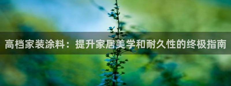 和记官方直营注册导航：高档家装涂料：提升家居美学和耐久性的终极指南