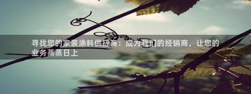 和记pc：寻找您的家装涂料供应商：成为我们的经销商，让您的
业务蒸蒸日上