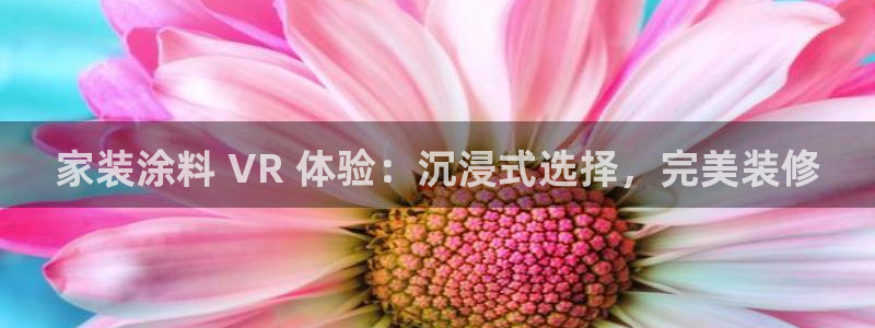 和记(福建)商贸有限公司：家装涂料 VR 体验：沉浸式选择，完美装修
