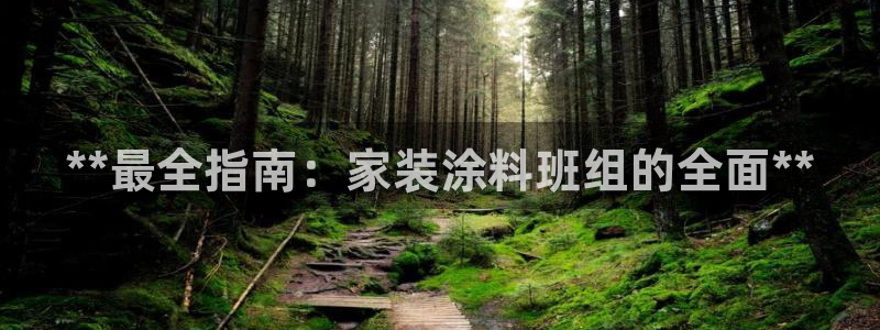 和记2017app：**最全指南：家装涂料班组的全面**
