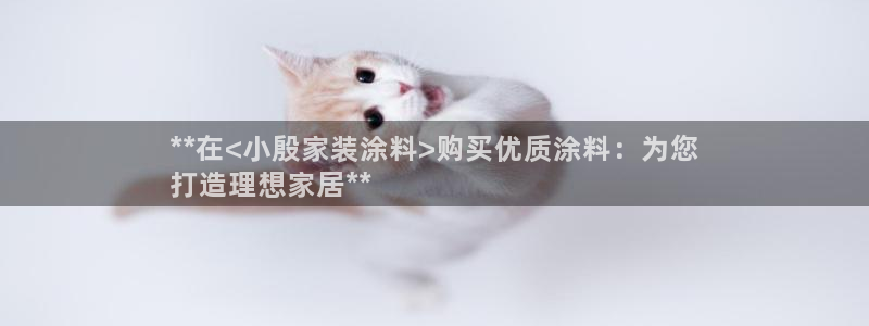 和记app官网：**在<小殷家装涂料>购买优质涂料：为您
打造理想家居**