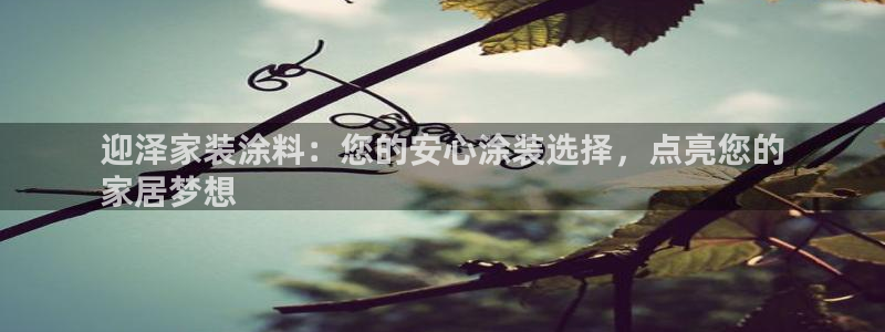 和记最新官方网址：迎泽家装涂料：您的安心涂装选择，点亮您的
家居梦想