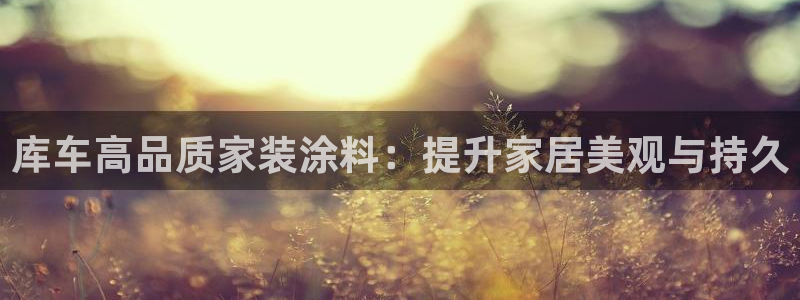 和记2017app：库车高品质家装涂料：提升家居美观与持久