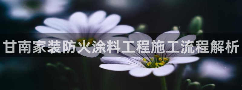 和记旗舰厅：甘南家装防火涂料工程施工流程解析