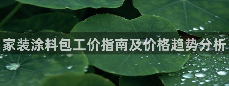 和记官方网址：家装涂料包工价指南及价格趋势分析