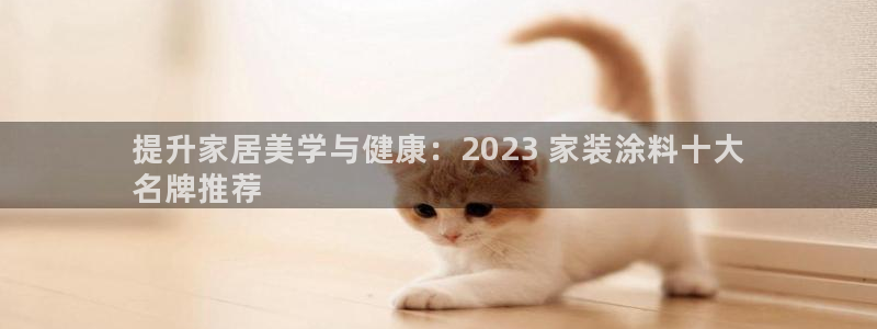 和记国际：提升家居美学与健康：2023 家装涂料十大
名牌推荐